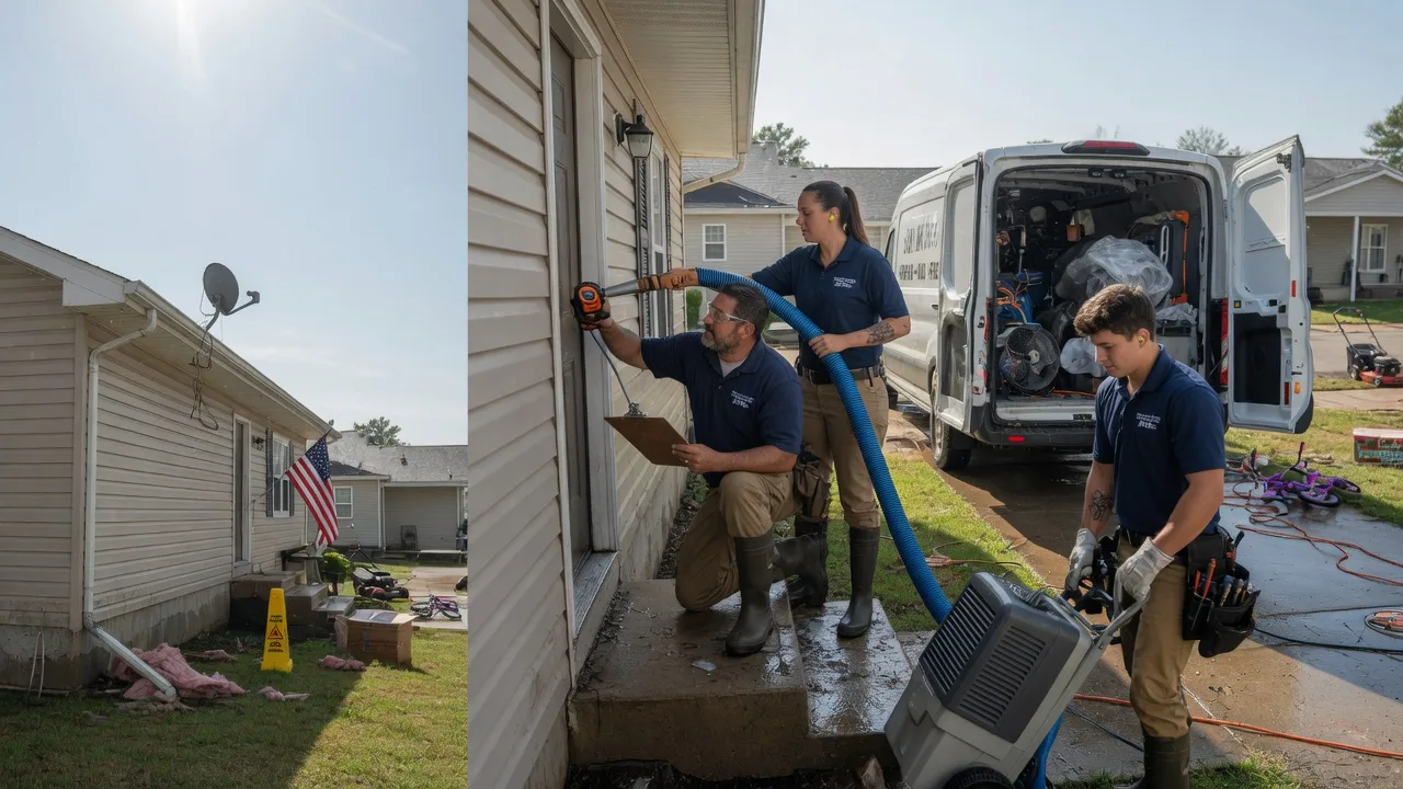 Ceiling Water Damage Restoration in Wykoff, MN near me